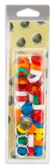 Bagues de repérage clips par 100 - Vue 1