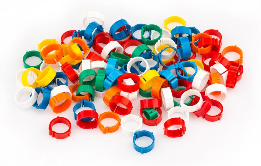Bagues de repérage clips par 100 - Vue principale