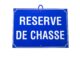 Réserve de chasse dim 28 x 20 cm Bleu - Vue principale