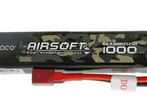 Batterie airsoft Gen Ace Lipo 7.4 V 25C 2S1P 1000mAh