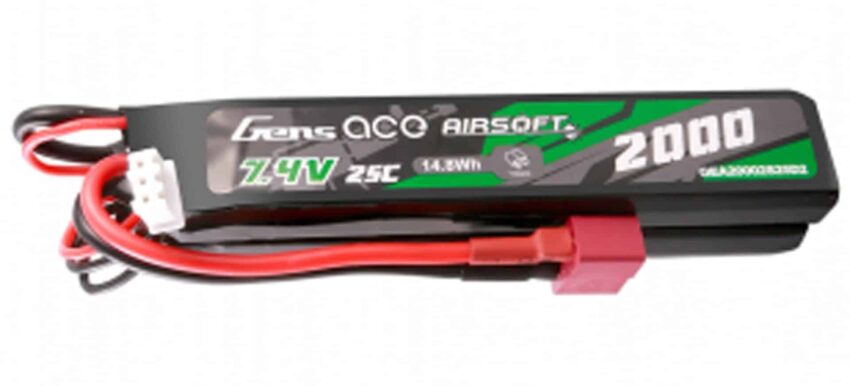 Batterie 7,4v 2000 mah T-dean - Vue principale