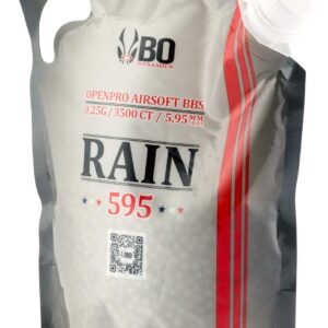 BO MANUFACTURE - Billes Airsoft 6mm 0.25g rain- BO-3500 RDS / 0. 25g (10 sachets) - airsoft - billes, gaz & co2