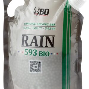 BO MANUFACTURE - Billes Airsoft 6mm 0.23g rain- BO-3500 RDS / 0. 23g (10 sachets) - bio - billes, gaz & co2