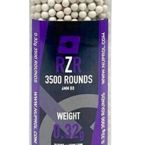 NUPROL - Billes Airsoft 6mm RZR 0.32g bouteille 3500 bbs - airsoft - billes, gaz & co2