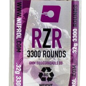NUPROL - Billes Airsoft 6mm RZR 0. 32 g BIO bouteille 3500 bbs - airsoft - billes, gaz & co2