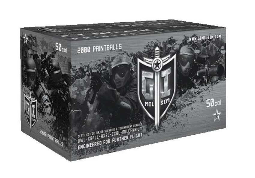 Billes Paintball GI Sportz Cal .50 4000 bb - Vue principale
