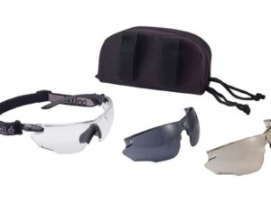 Lunettes BOLLE Combat Kit incolore avec deux écrans, harnais et housse