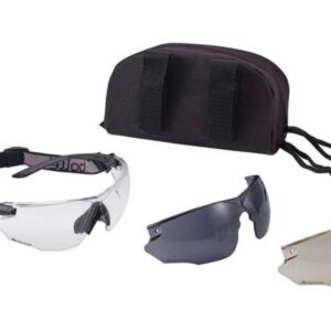 BOLLE SAFETY - Lunettes BOLLE Combat Kit incolore avec deux écrans, harnais et housse - protection auditives, masques & lu...