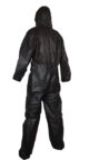 Combinaison jetable adulte ou enfant noire - Vue 2