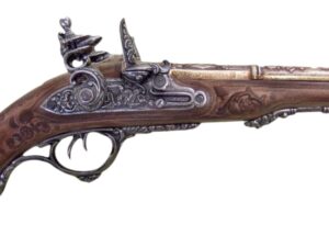 Réplique décorative Denix de pistolet français à 2 canons 1806