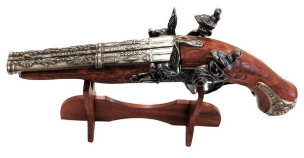Réplique décorative Denix de pistolet français à 2 canons 1806 – Image 6