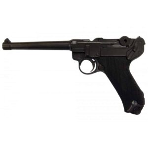 Pistolet Denix Luger P08 Parabellum crosse noir - cadeaux, statuettes & répliques