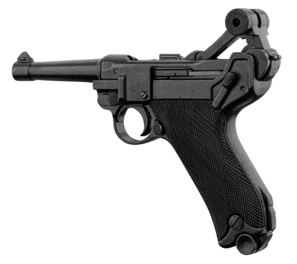Réplique décorative Denix du pistolet allemand Luger P08 – Image 5