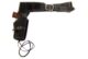 Ceinturon noir avec un holster pour revolver Western - Vue 1