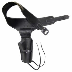 Denix - Ceinturon noir pour 1 ou 2 revolvers Western - cadeaux, statuettes & répliques