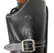 Ceinturon noir avec un holster pour revolver Western - Vue 5