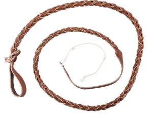Flotte en cuir tressé luxe pour fouet - Country