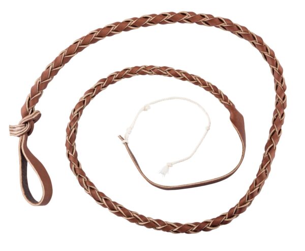 Flotte en cuir tressé luxe pour fouet - Country