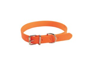 Collier fluo Orange PVC long 45 cm