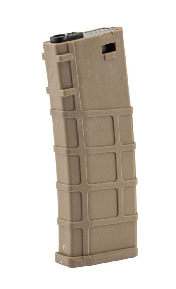 Chargeur mid-cap 200 billes tan pour M4 séries - BO manufacture – Image 2