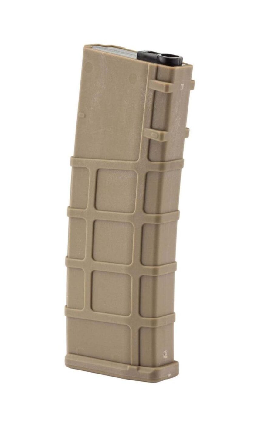 Chargeur mid-cap 200 billes tan pour M4 séries – BO manufacture - Vue principale