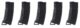 Pack de 5 chargeurs Mid-cap Speed 130 billes pour M4 AEG noir - Vue principale