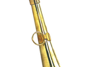 Corne de poche plate 16 cm laiton poli - Elless