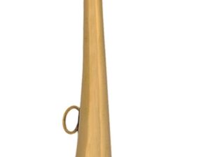 Corne plate Compiègne 16 cm laiton poli