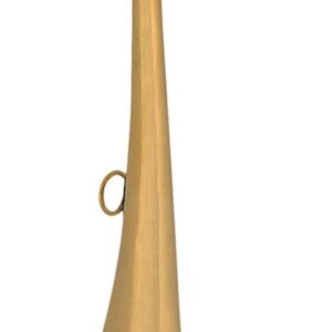 sans marque EA - Corne plate Compiègne 22 cm laiton poli - cornes de chasse & sifflets
