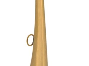 Corne plate Compiègne 25 cm laiton poli