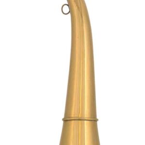 sans marque EA - Corne ronde Compiègne 24 cm laiton poli - cornes de chasse & sifflets