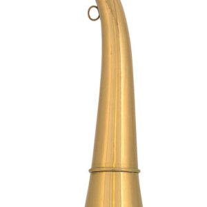 sans marque EA - Corne ronde Compiègne 30 cm laiton poli - cornes de chasse & sifflets