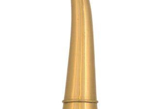 Corne ronde Compiègne 45 cm laiton poli