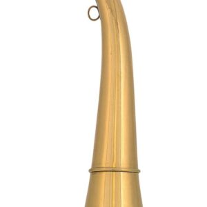 sans marque EA - Corne ronde Compiègne 45 cm laiton poli - cornes de chasse & sifflets