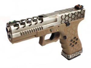 Réplique GBB VX0110 Hex cut Tan/Silver