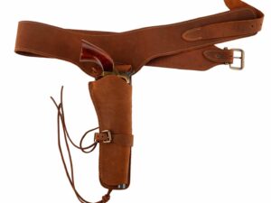 Ceinturon Cowboys en cuir avec un holster