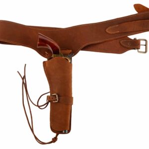 Historia trading - Ceinturon Cowboys en cuir avec un holster - armes de poing historiques