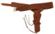 Ceinturon Cowboys en cuir avec un holster - Vue 2