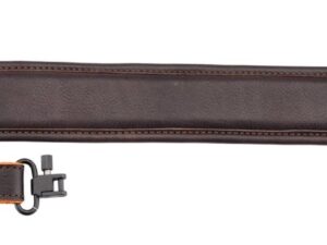 Bretelle carabine en cuir avec cartouchière