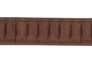 Cartouchière daim velours marron à tubes - Country Sellerie