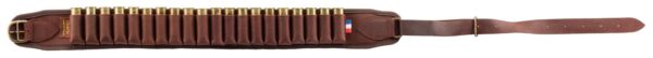 Cartouchières croupon ciré marron à tubes - Country Sellerie