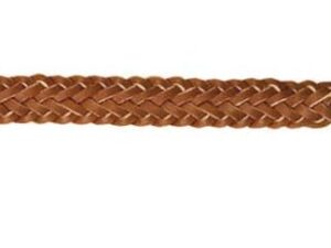 Bretelle cuir gras tressée 7 brins - Country Sellerie