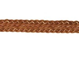 Bretelle cuir gras tressée 7 brins - Country Sellerie - gibecières, cartouchières & bretelles