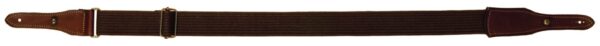 Bretelle cuir gras cobra, sangle coton - Country Sellerie