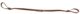 Bretelle cuir pleine fleur double lasso plate – Country Sellerie - Vue principale