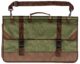 Sac de battue vert/marron en toile – Country - Vue 2