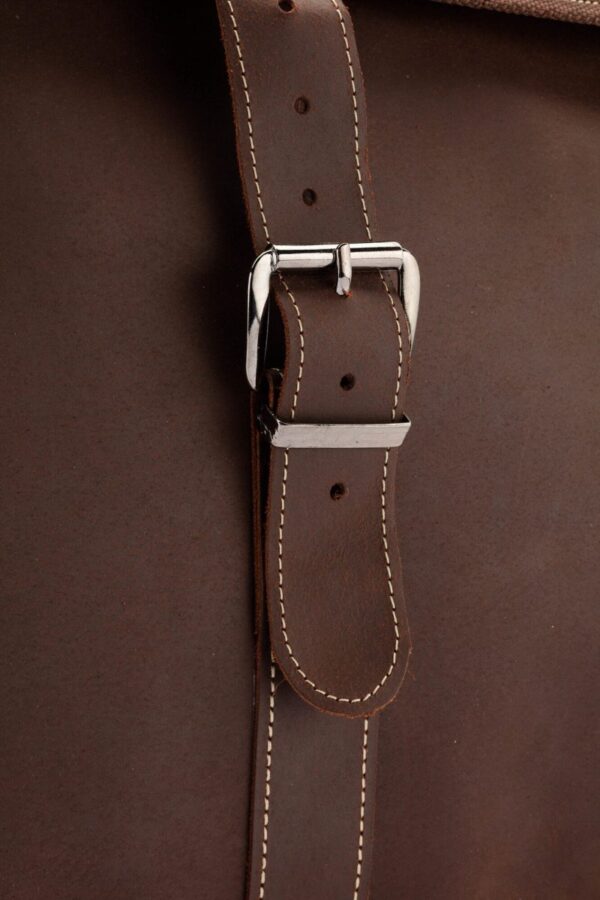 Sac de battue marron en cuir - Country Sellerie – Image 5