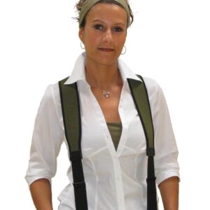 Bretelles vertes en néoprène pour pantalon - Niggeloh - chemises, pulls & sous vêtements