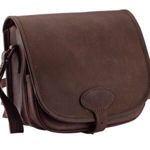COUNTRY SELLERIE - Sac à cartouches en cuir gras - gibecières, cartouchières & bretelles