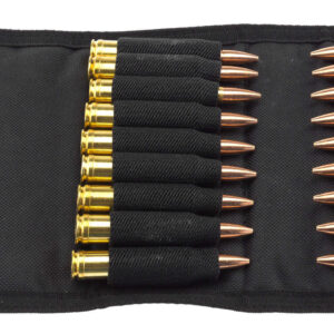 sans marque EA - Etui nylon noir pour 18 balles de grande chasse - gibecières, cartouchières & bretelles